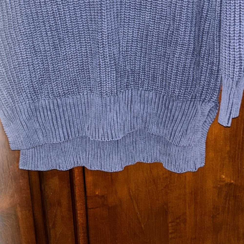 NWT Aerie Chunky Ribbed Oversized V-Neck Sweater - Picture 7 of 8